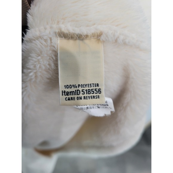 LLBean Fleece Robe House Coat Cozy Zip Up Sherpa Lined Cream Small P - Picture 5 of 10